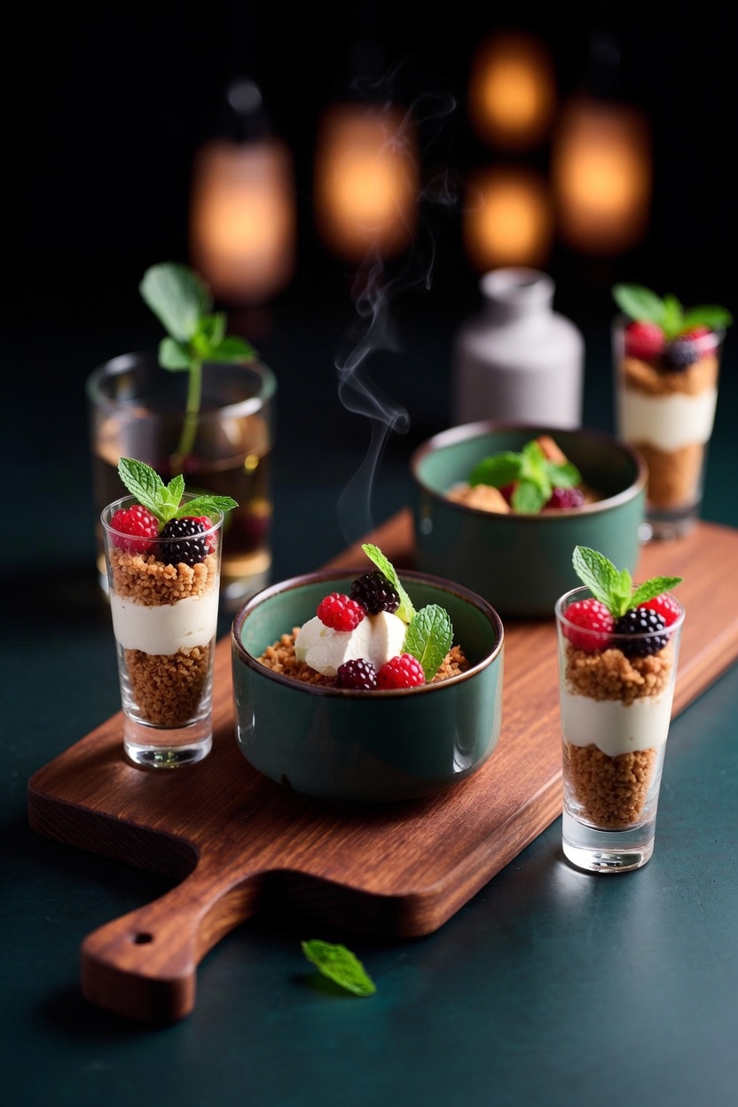 Mini-desserts berries — formule midi Shareo